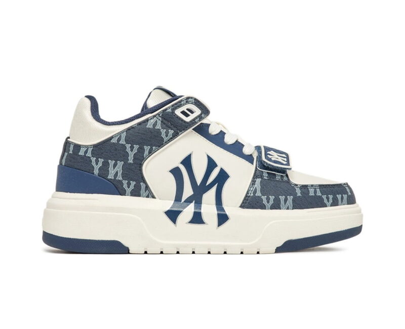 Giày MLB Chunky Liner Mid Denim New York Yankees D.Navy Like Auth