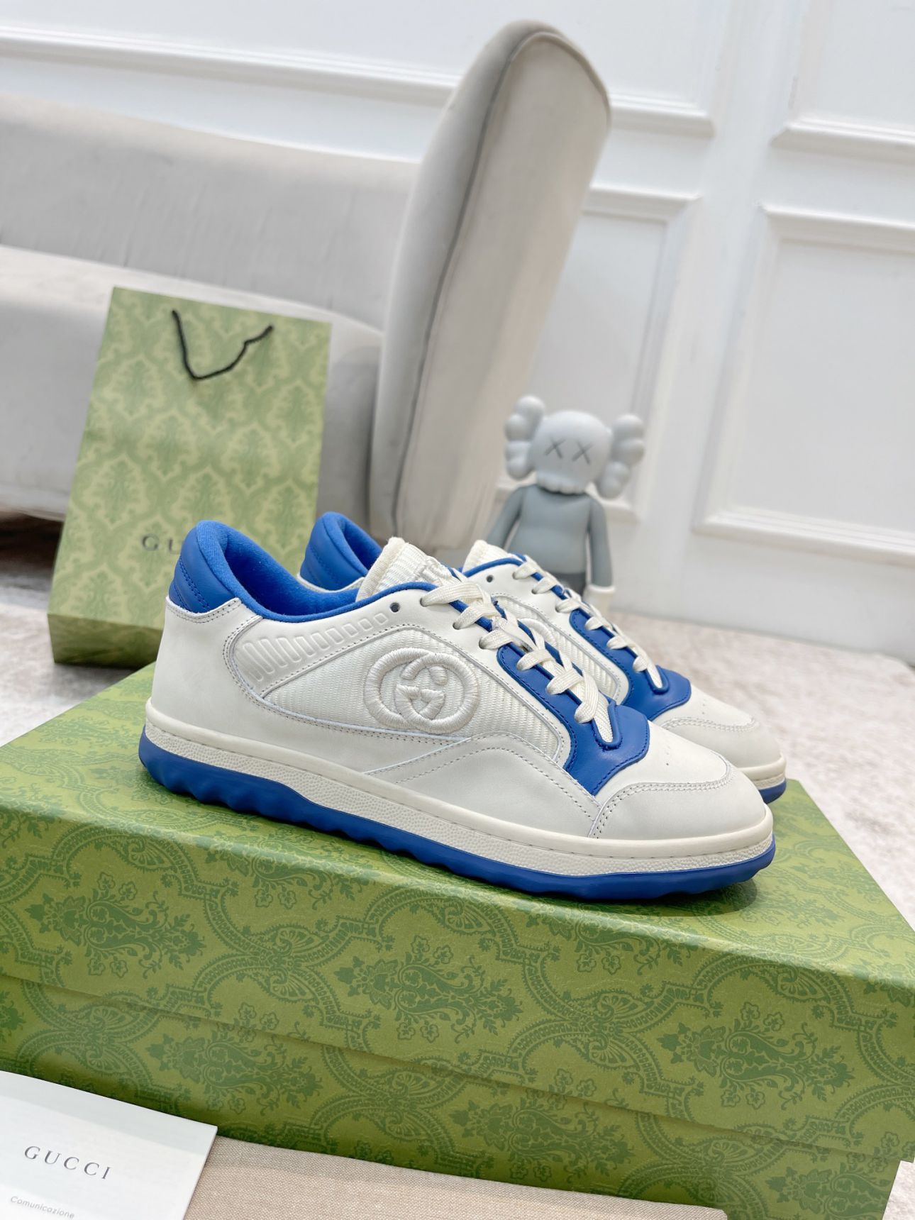 Giày Gucci MAC80 Sneaker White and Blue Like Auth