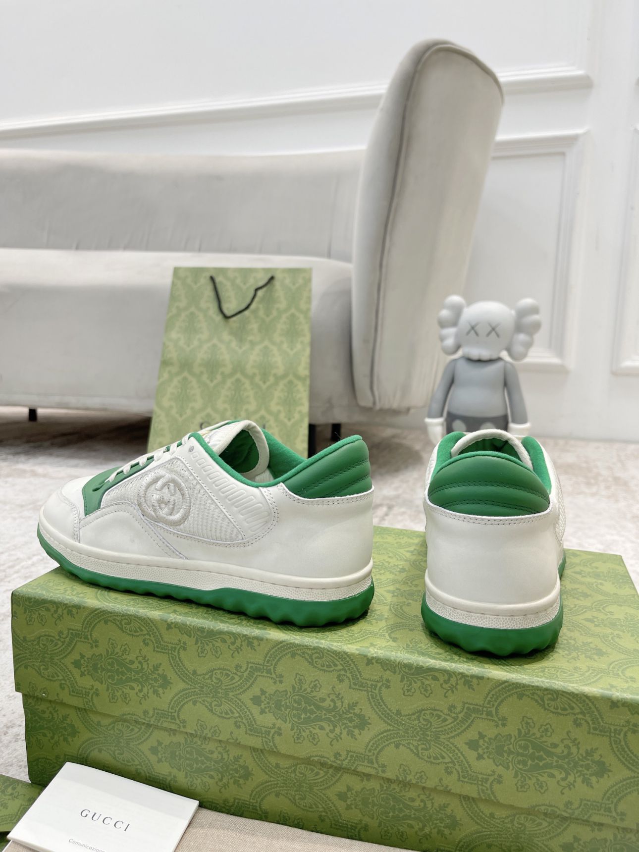 Giày Gucci MAC80 Sneaker Off White and Green Like Auth