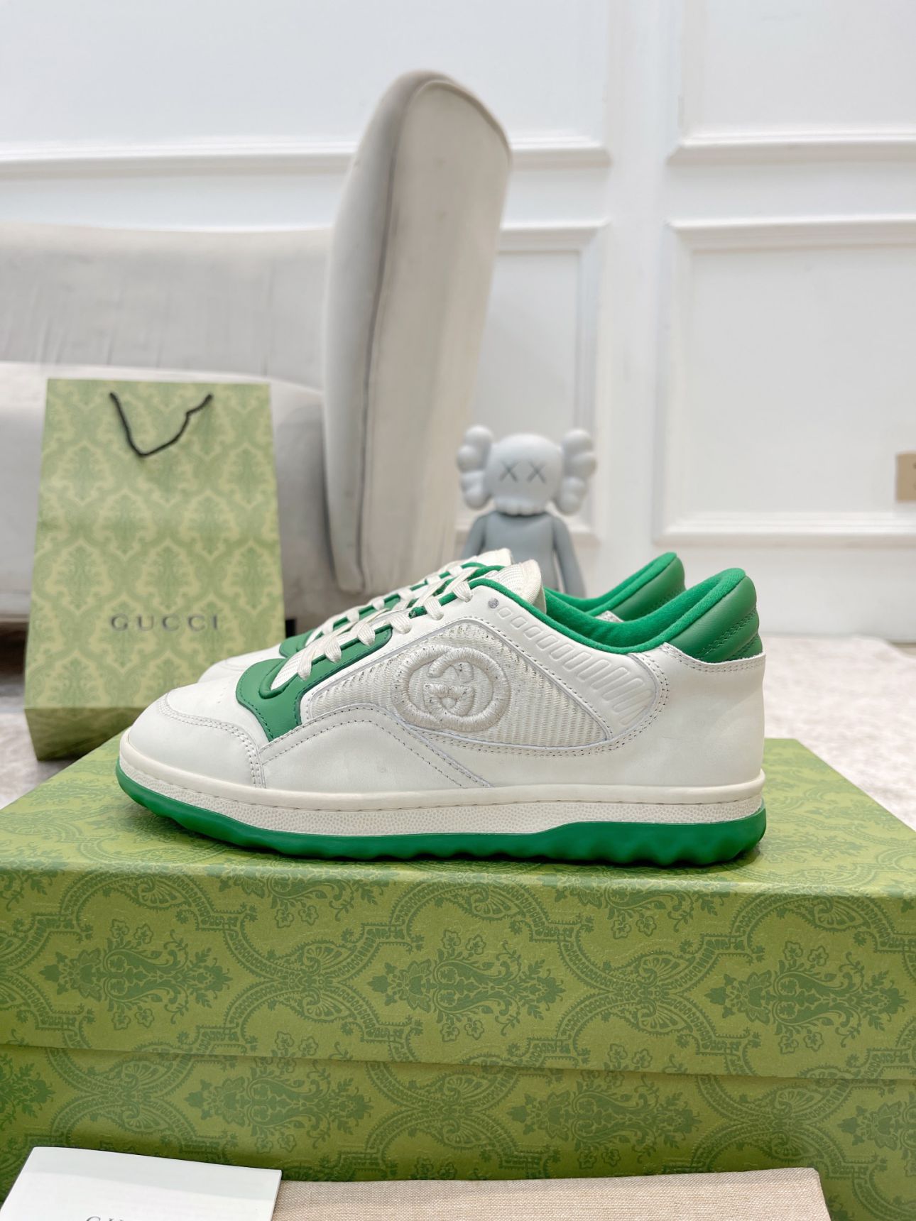 Giày Gucci MAC80 Sneaker Off White and Green Like Auth