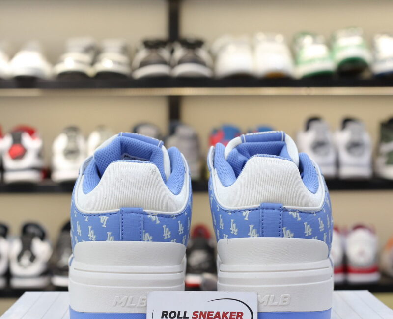 Giày MLB Chunky Liner Mid Classic Monogram LA Blue Like Auth