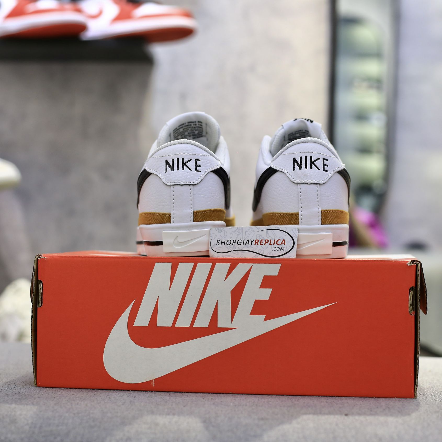 Giày Nike Court Legacy Next Nature White