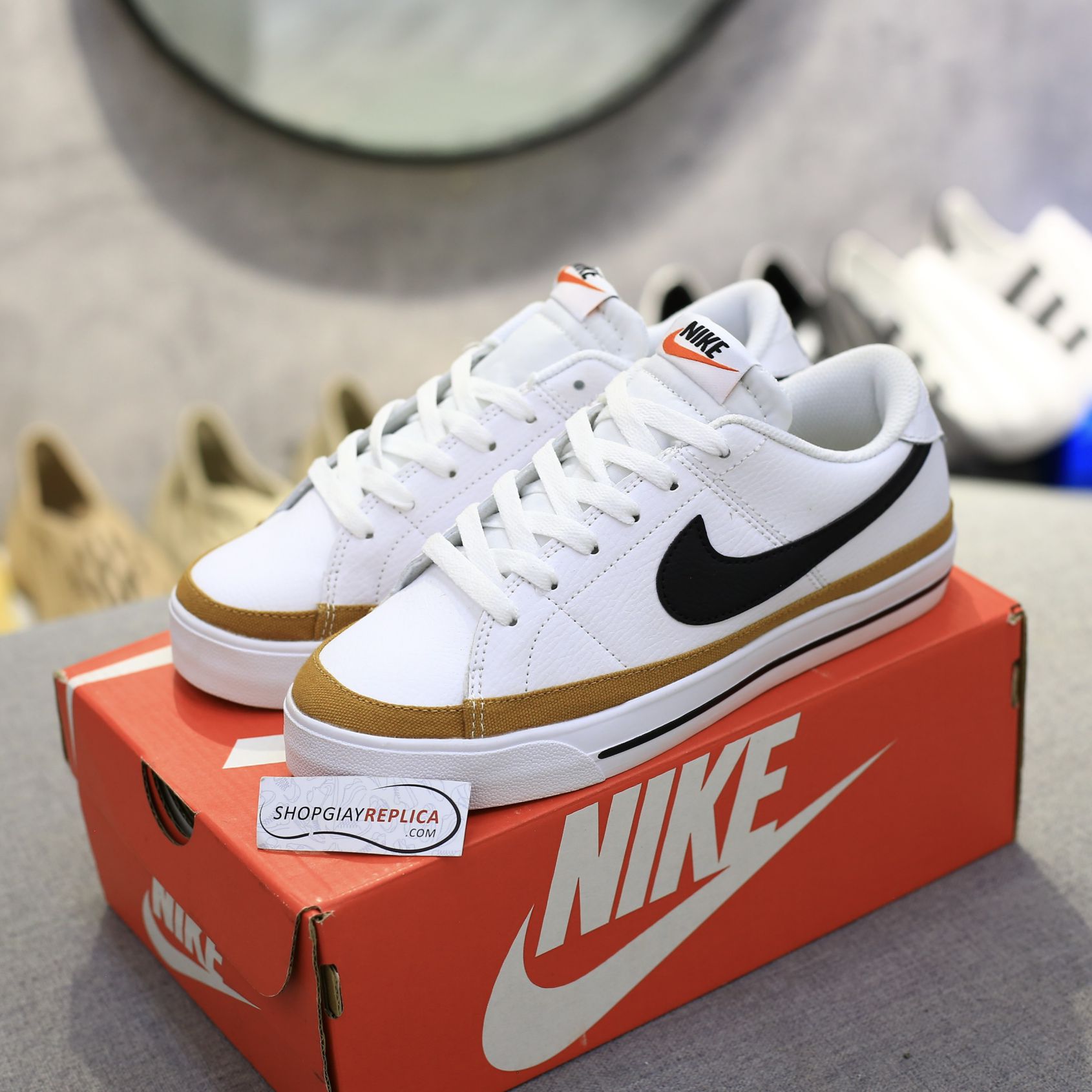 Giày Nike Court Legacy Next Nature White