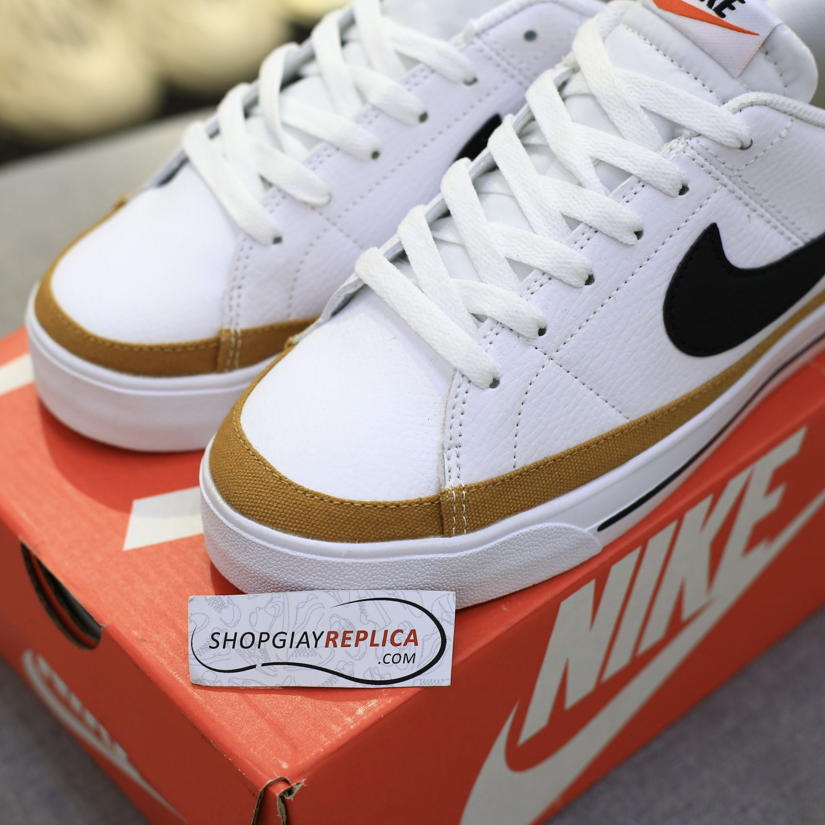 Giày Nike Court Legacy Next Nature White
