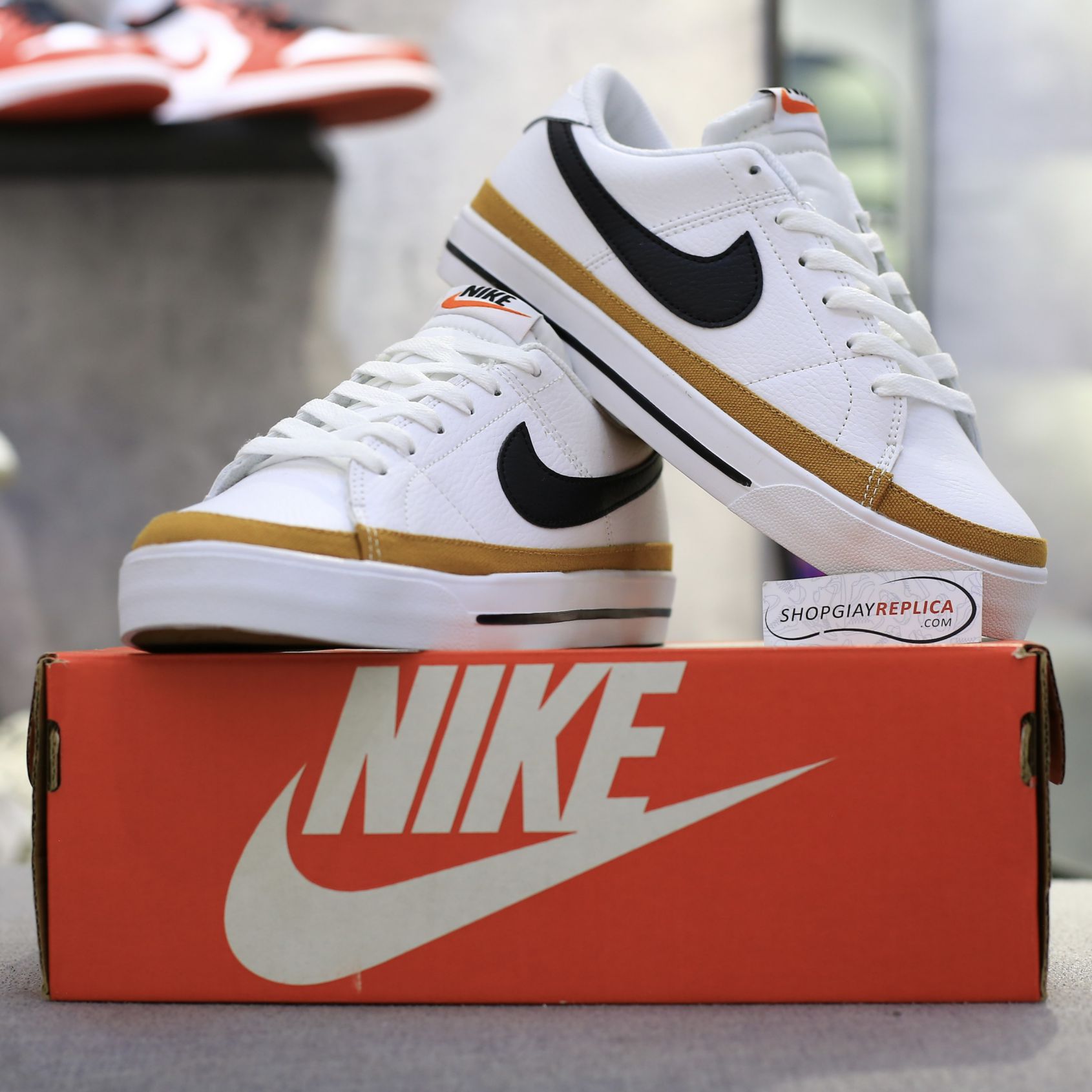 Giày Nike Court Legacy Next Nature White