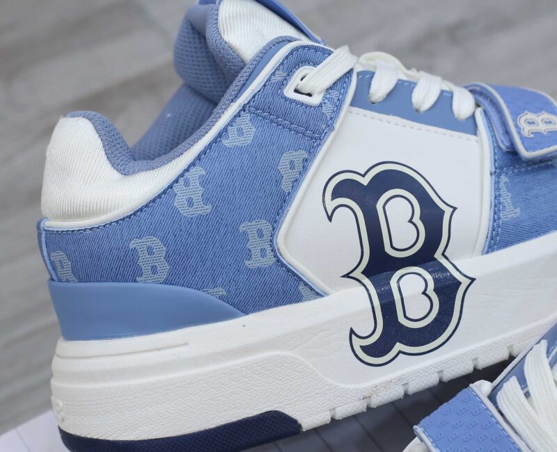 Giày MLB Chunky Liner Mid Denim Boston Red Sox ‘D.Blue’ Like Auth