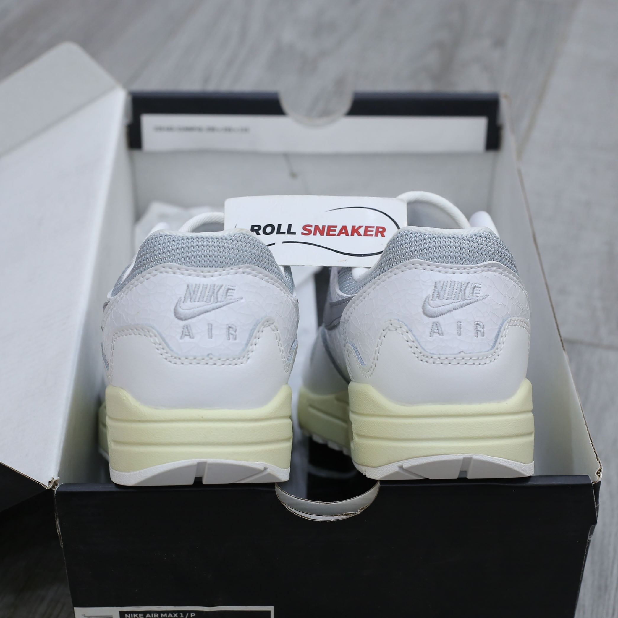 Giày Nike Air Max 1 Patta Waves ‘White Grey’ Like Auth
