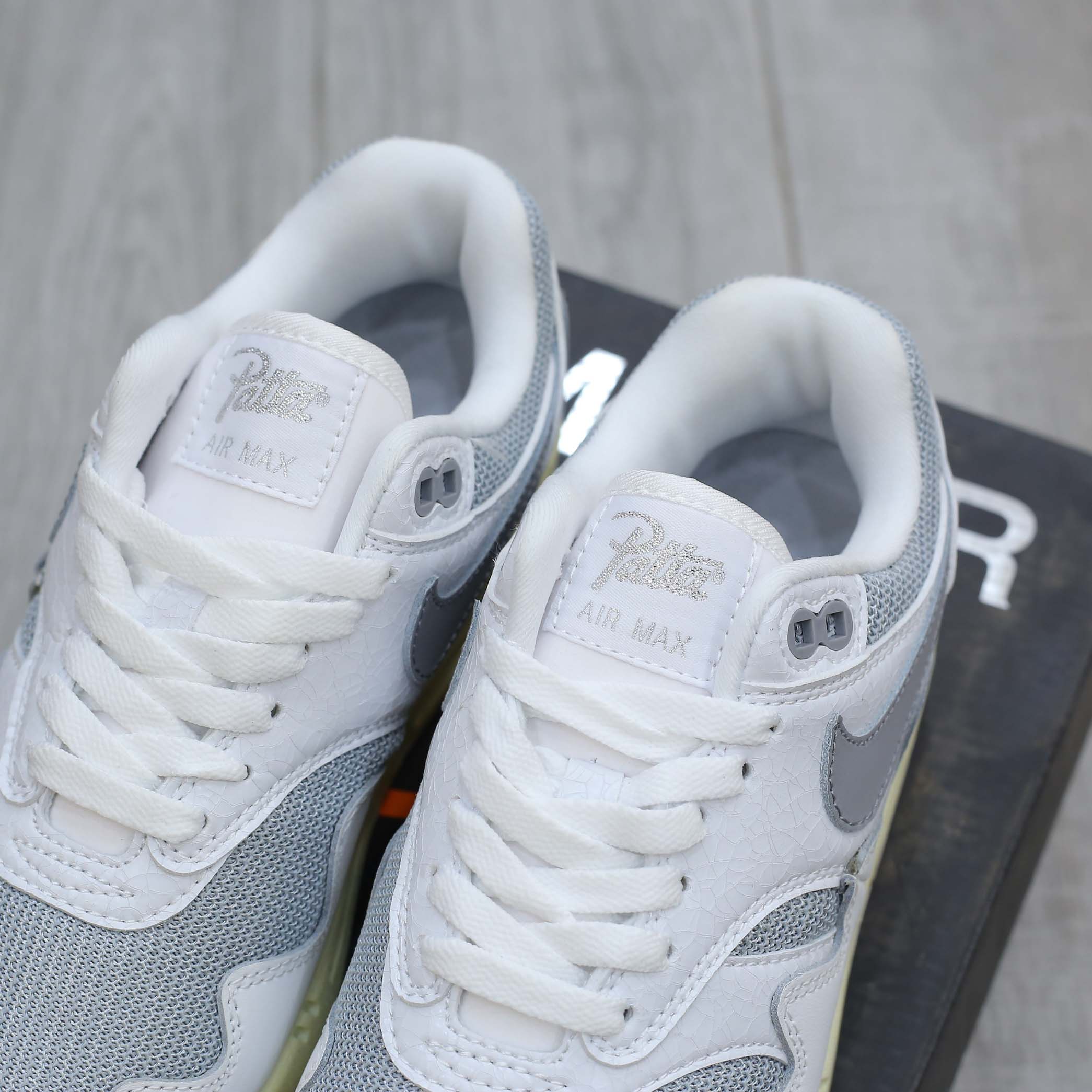 Giày Nike Air Max 1 Patta Waves ‘White Grey’ Like Auth