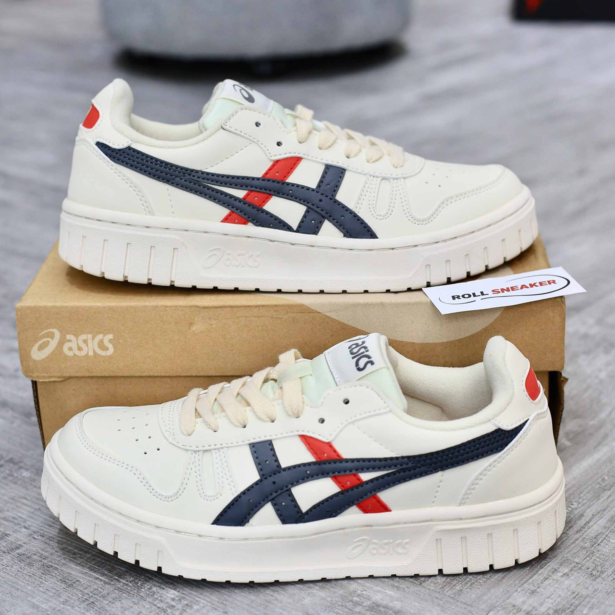 Asics Court MZ ‘White Navy Red’