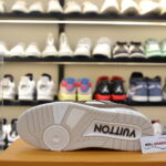 Giày Louis Vuitton LV Trainer Moka Trơn 2023 Best Quality