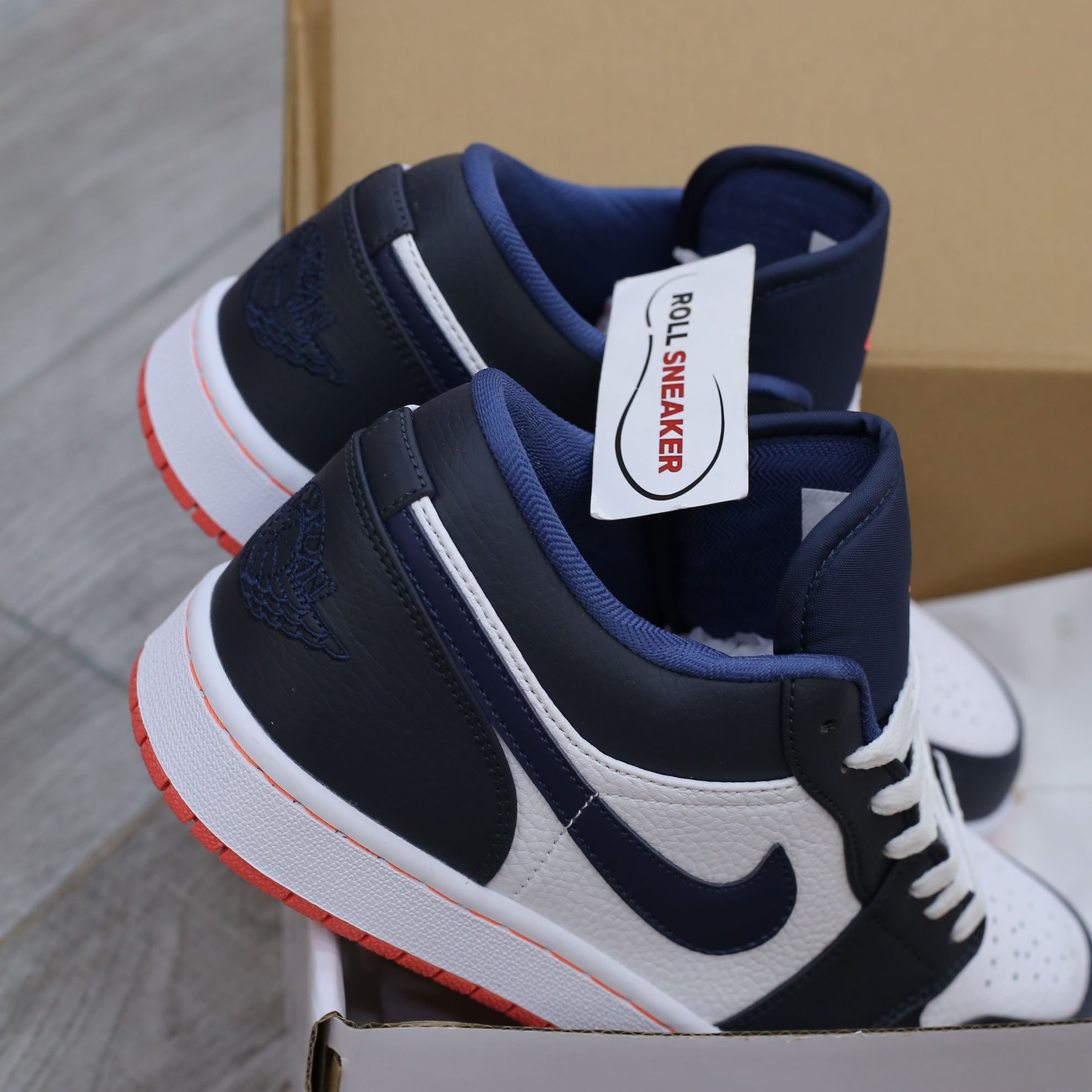 Giày Nike Jordan 1 Low ‘Obsidian Ember Glow’ Like Auth