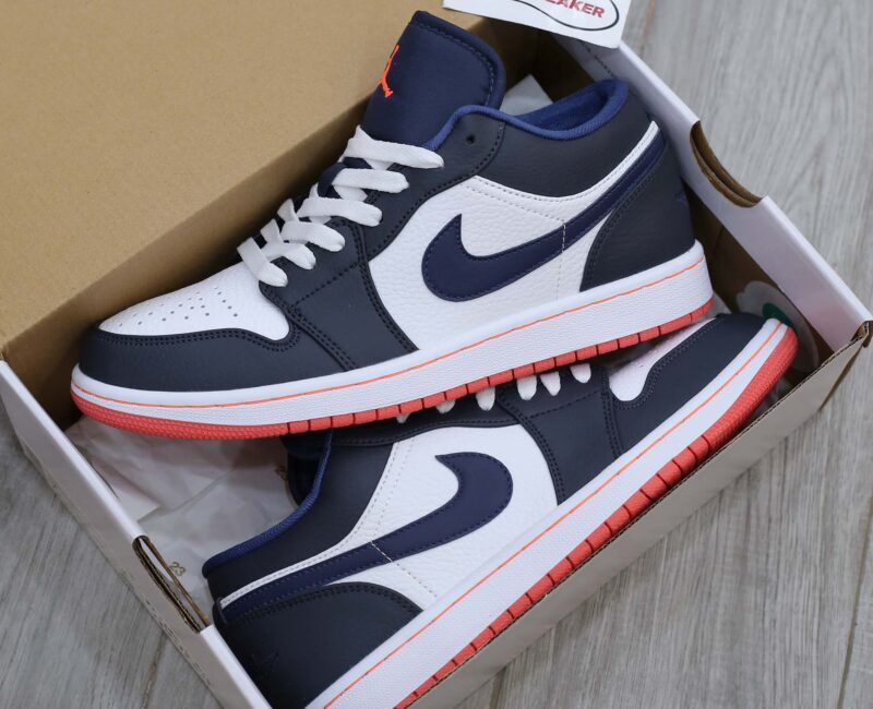 Giày Nike Jordan 1 Low ‘Obsidian Ember Glow’ Like Auth