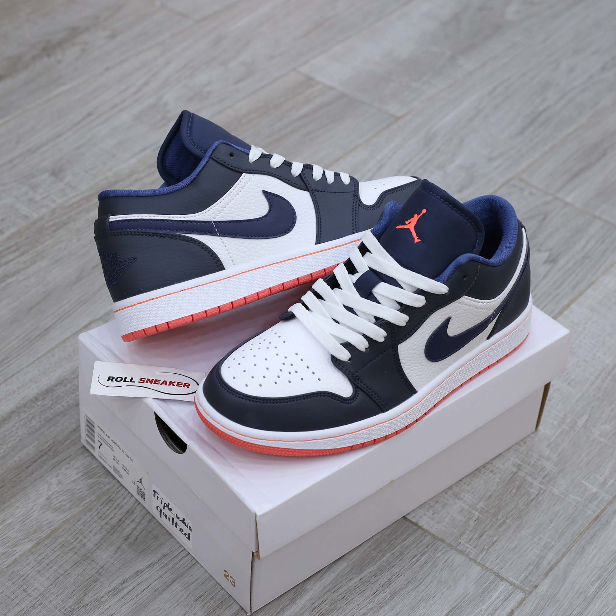 Giày Nike Jordan 1 Low ‘Obsidian Ember Glow’ Like Auth