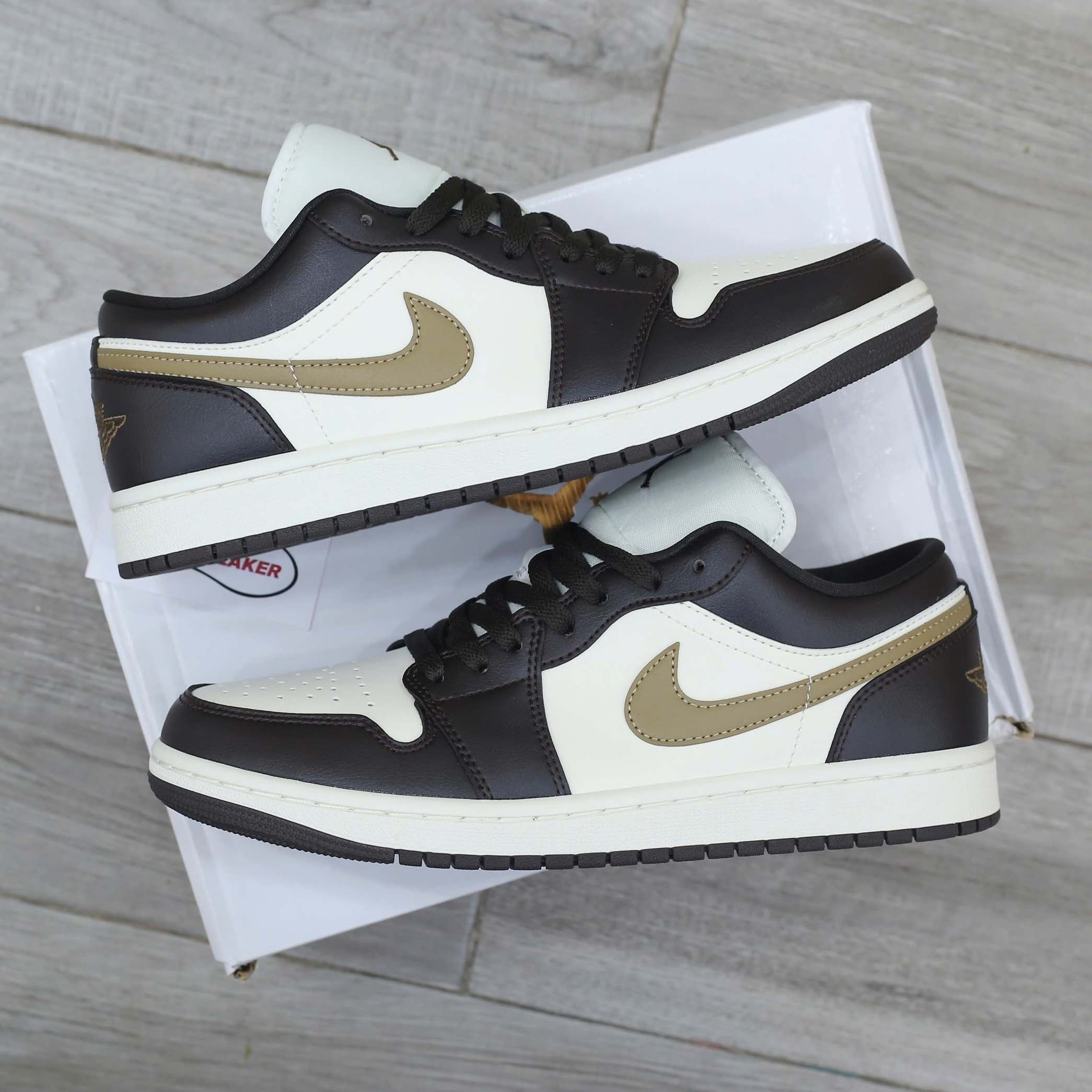 Giày Nike Air Jordan 1 Low ‘Shadow Brown’ Like Auth