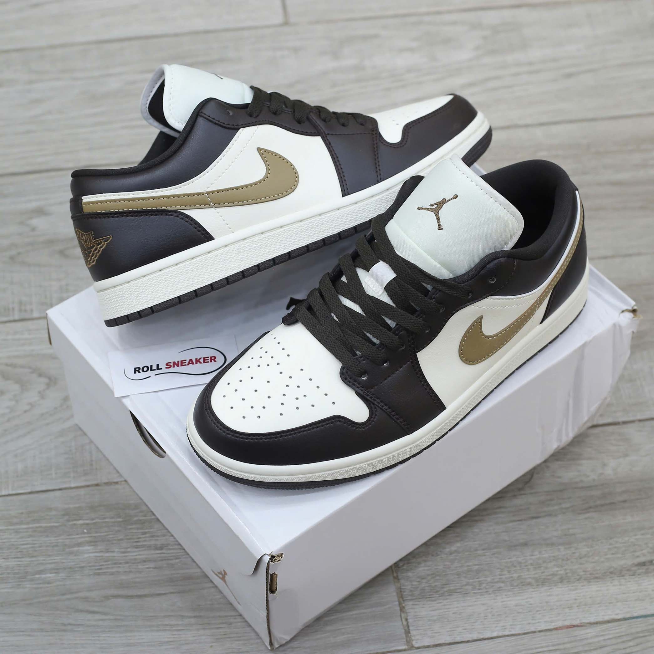 Giày Nike Air Jordan 1 Low ‘Shadow Brown’ Like Auth