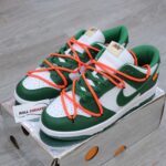 Giày Nike Dunk Low Off-White Pine Green Like Auth
