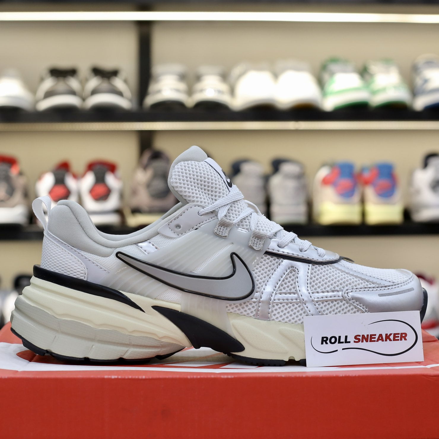 Nike V2K Run ‘Summit White Metallic Silver’ Like Auth
