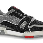 Giày Louis Vuitton Lv Trainer #54 Signature Black Grey Crystal Best Quality