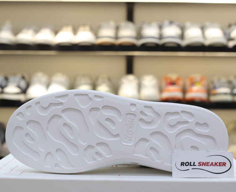 Giày Alexander Mcqueen Gót Xám Bóng Like Auth