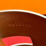 Dép Hermes Nam da Epsom (Sần) Xám Lót Nâu Best Quality