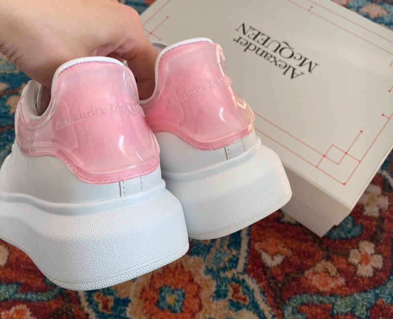Giày Alexander Mcqueen Gót Hồng Trong