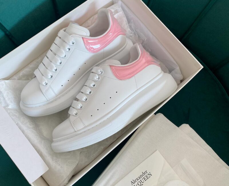 Giày Alexander Mcqueen Gót Hồng Trong