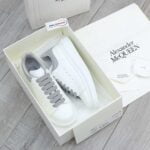 Giày Alexander Mcqueen Gót Xám Bóng Like Auth