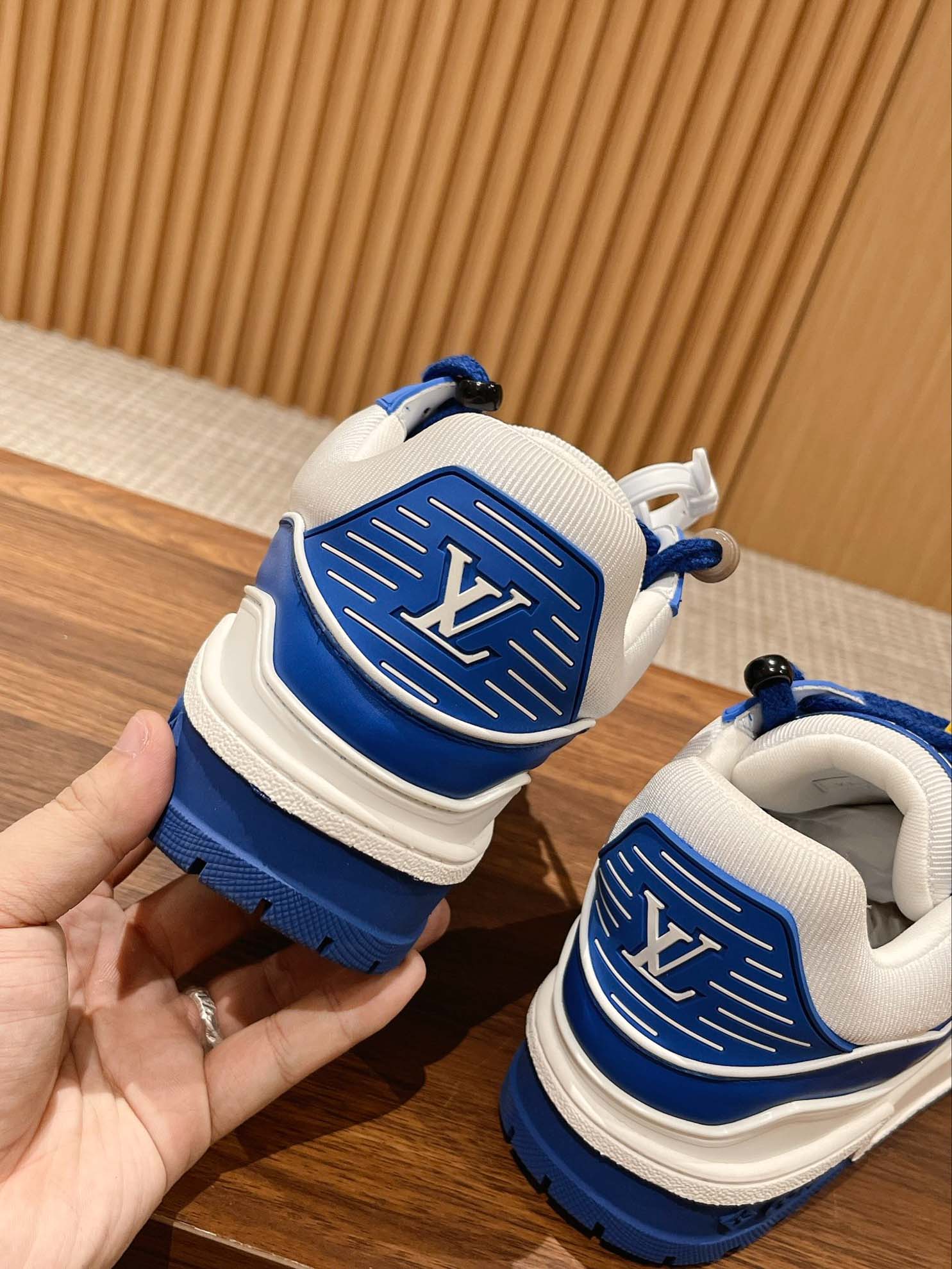 Giày Louis Vuitton Trainer Maxi Black Best Quality