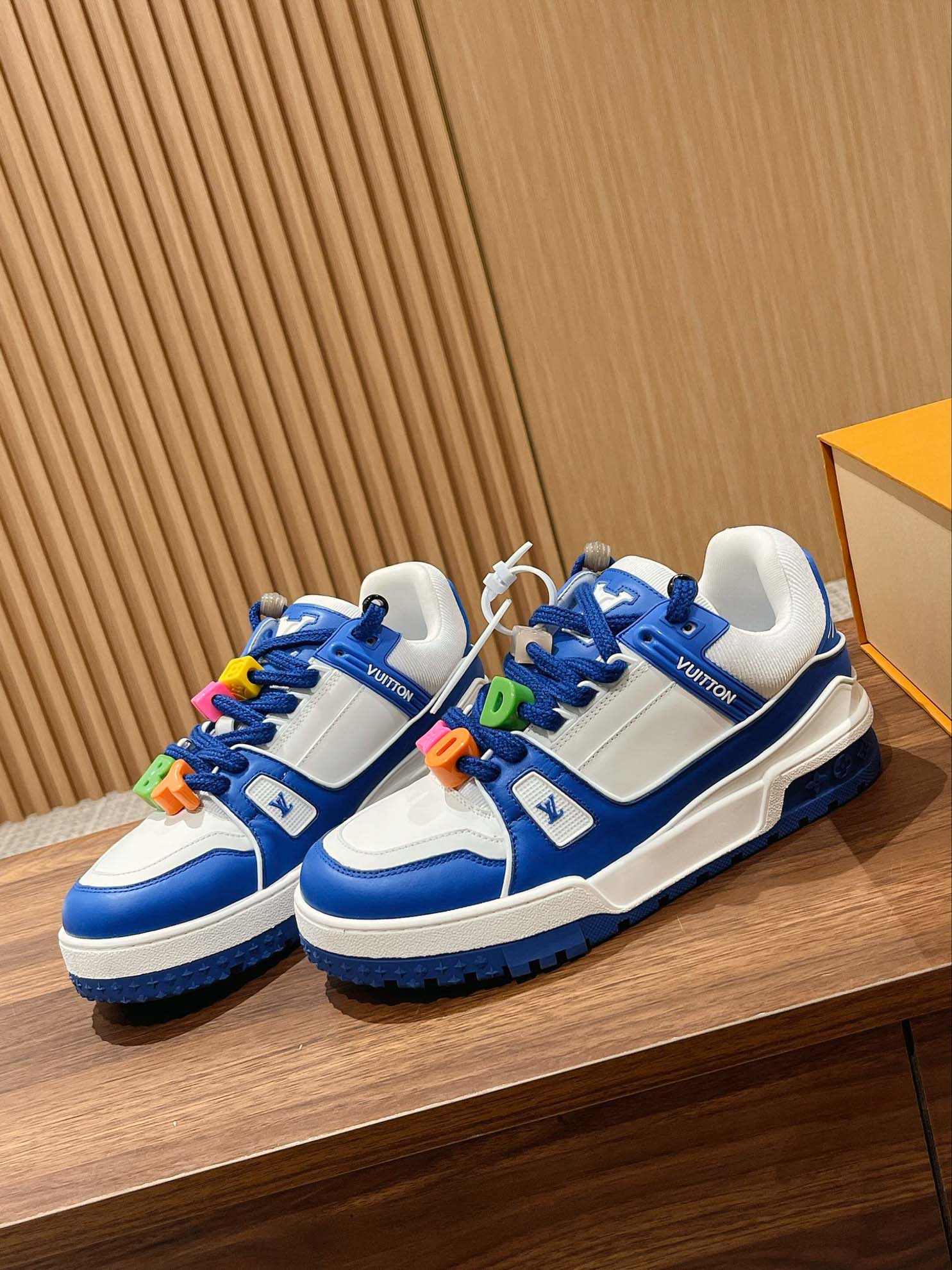 Giày Louis Vuitton Trainer Maxi Black Best Quality