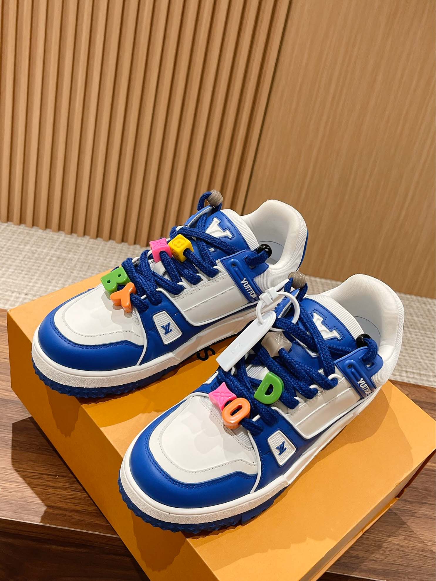 Giày Louis Vuitton Trainer Maxi Black Best Quality