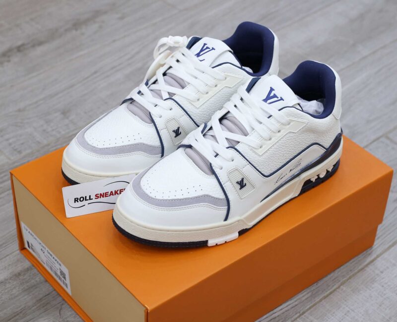 Louis Vuitton Lv Trainer #54 Signature Marine Blue