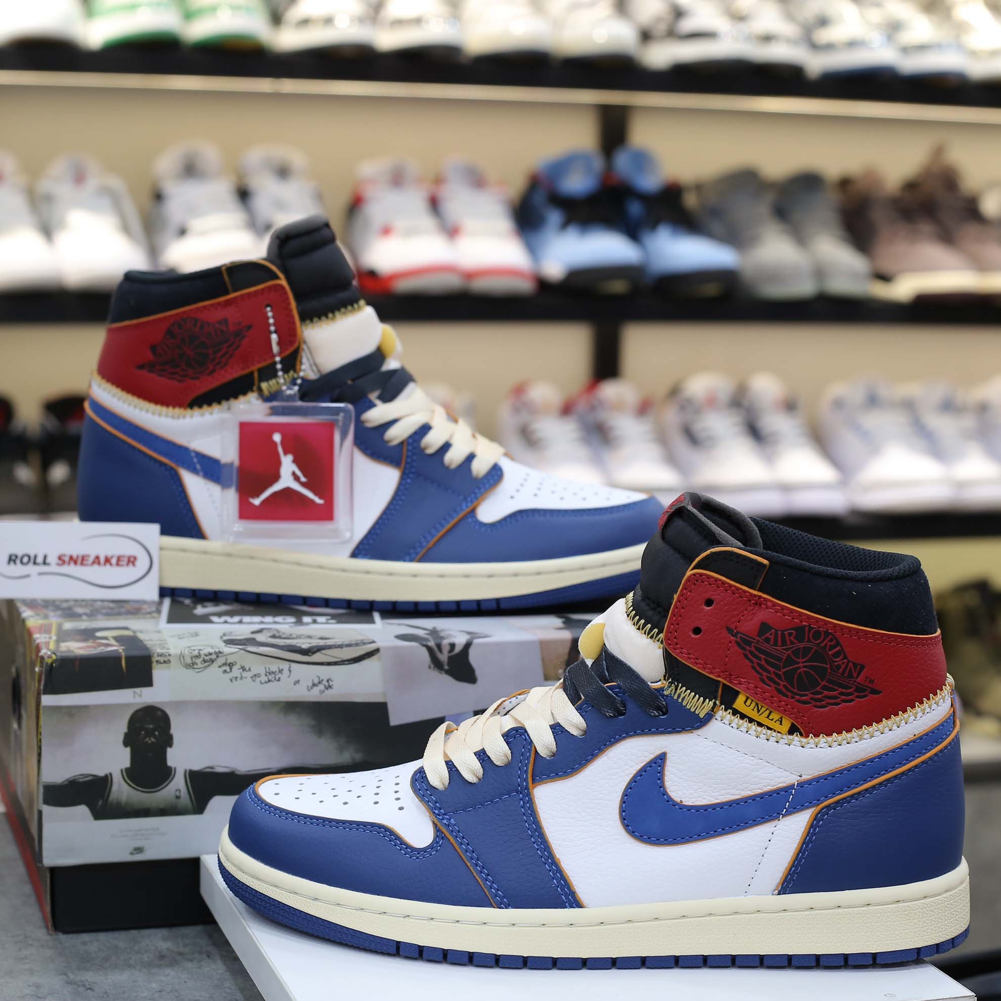Nike Air Jordan 1 Retro High Union Los Angeles Blue Toe