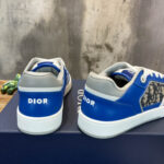 Giày Dior B27 Low Blue Grey White Beige Dior Oblique Jacquard Like Auth