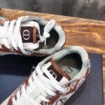 Giày Dior B27 Low Coffee White CD Paisley White Dior Oblique Like Auth