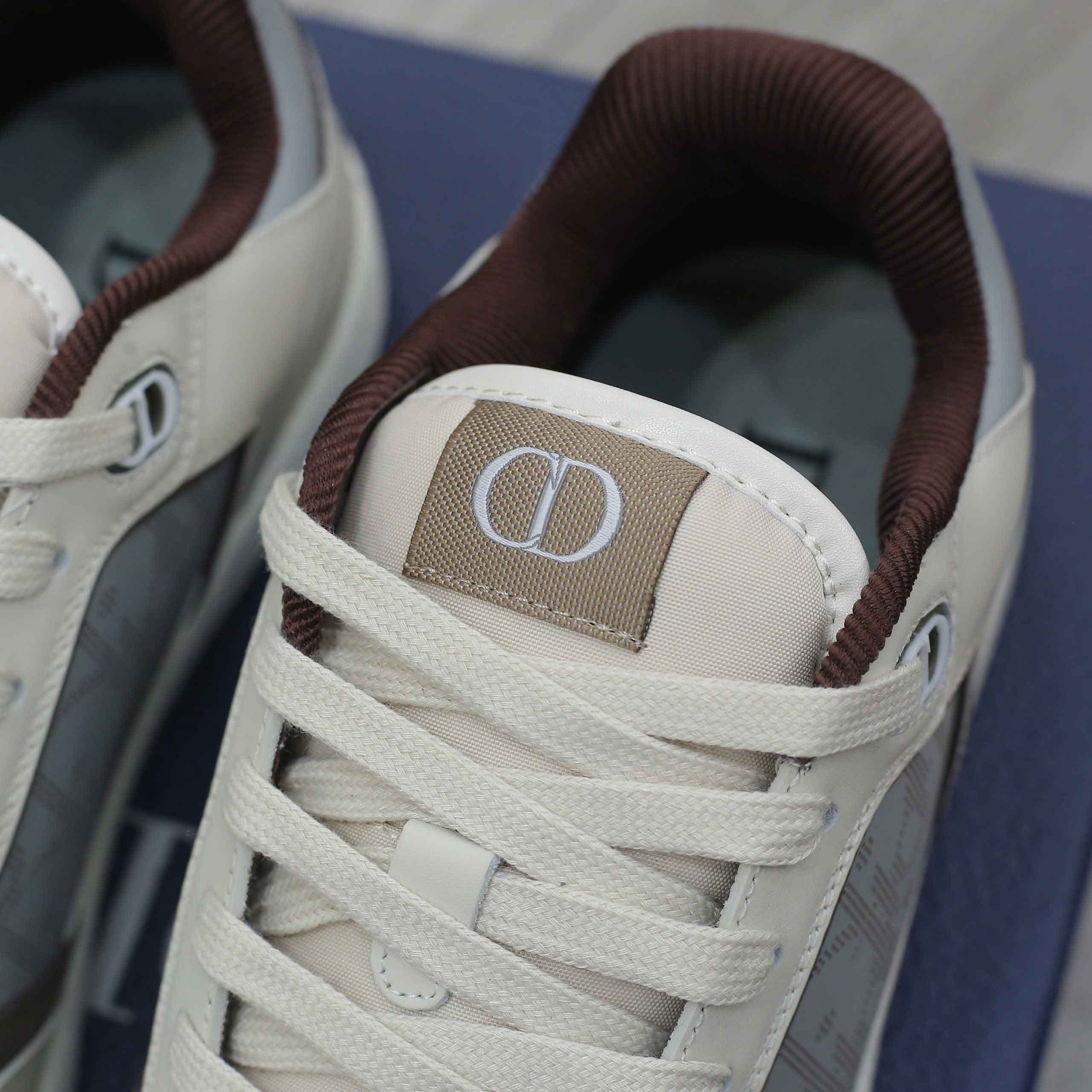 Giày Dior B27 Low 'Cream Greige with Christian Dior 1947 Signature' Like Auth