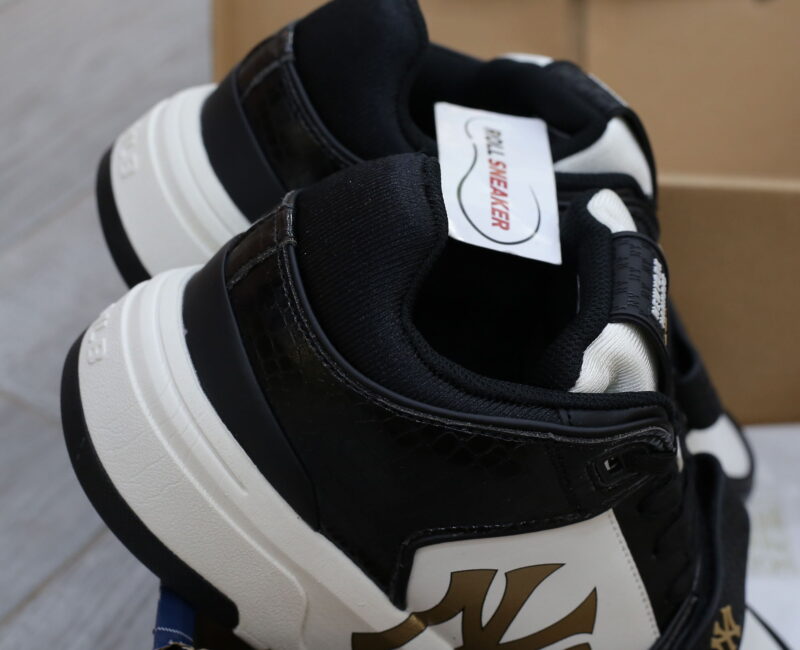 Giày MLB Chunky Liner Mid Lux New York Yankees Black Like Auth