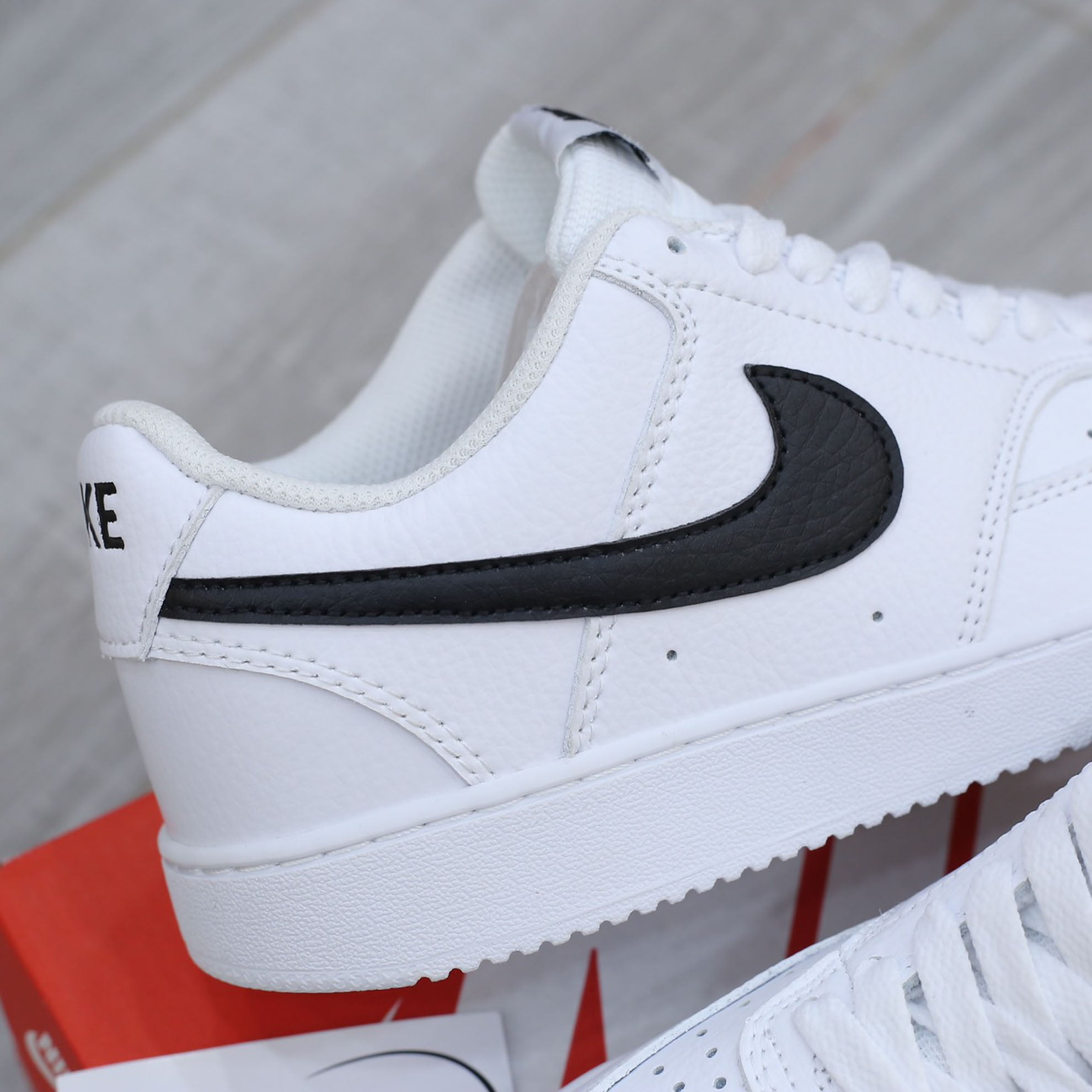 Giày Nike Court Vision Low Next Nature ‘White Black’