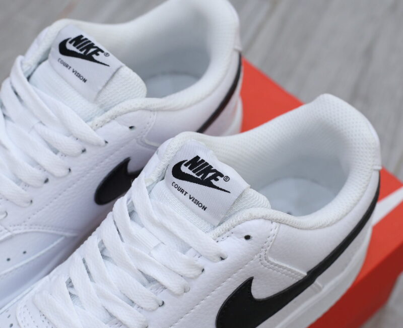 Giày Nike Court Vision Low Next Nature ‘White Black’