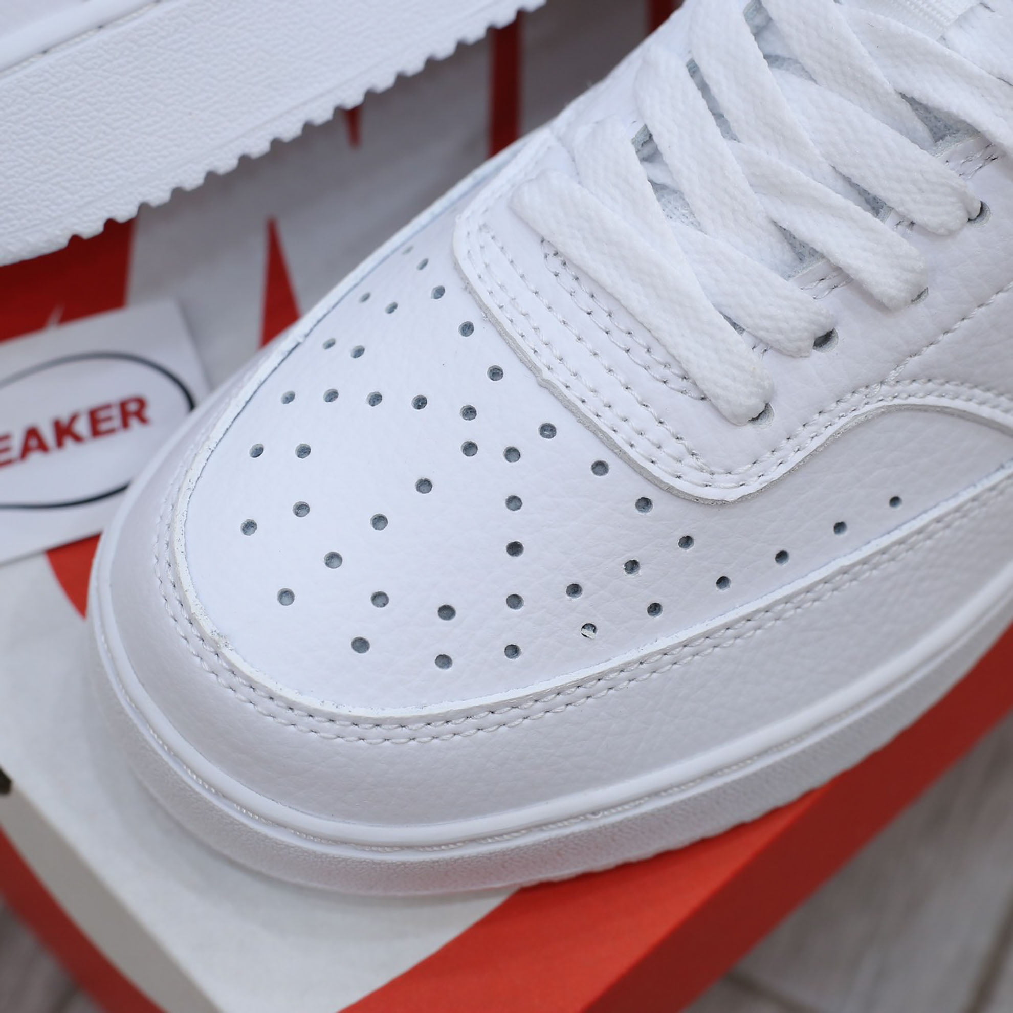 Giày Nike Court Vision Low Next Nature ‘White Black’