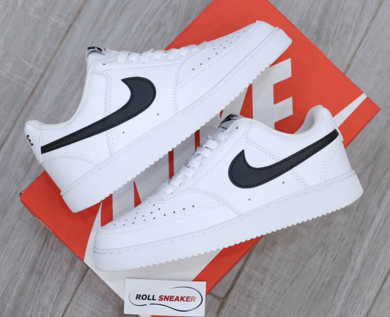 Giày Nike Court Vision Low Next Nature ‘White Black’