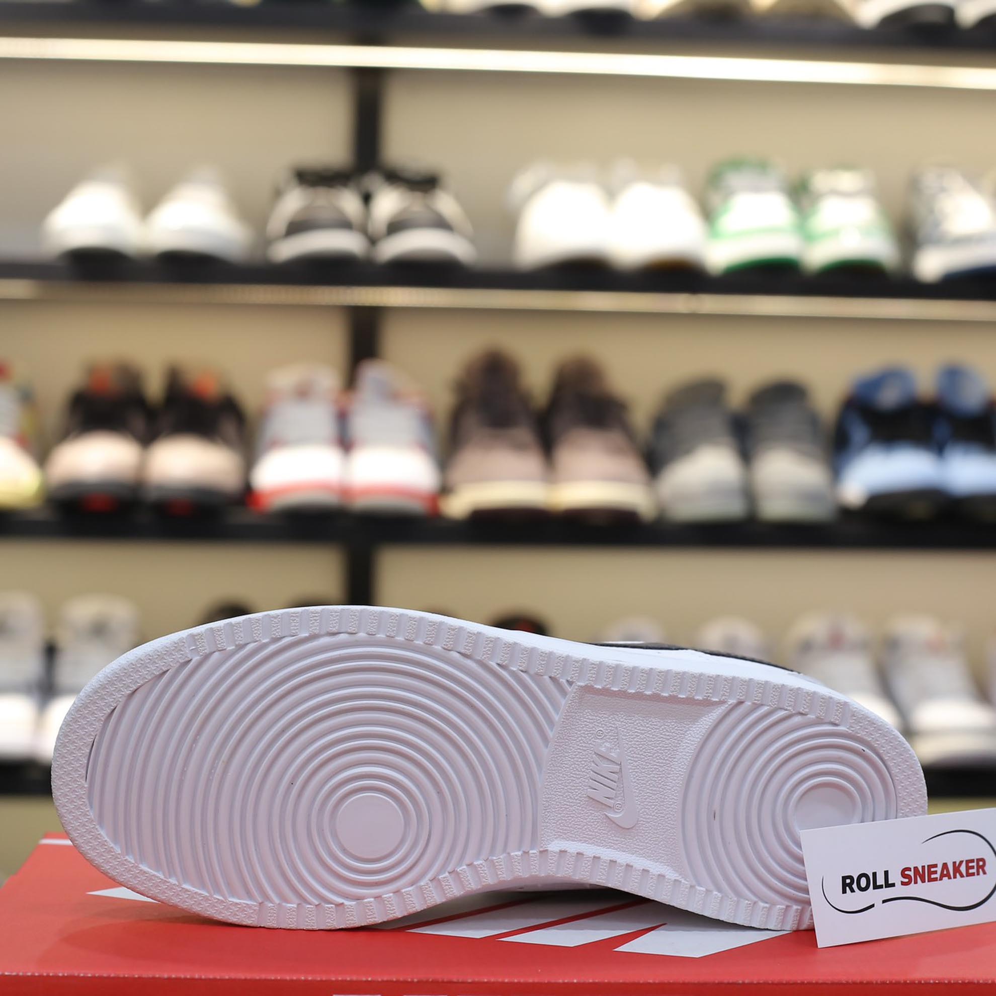 Giày Nike Court Vision Low Next Nature ‘White Black’