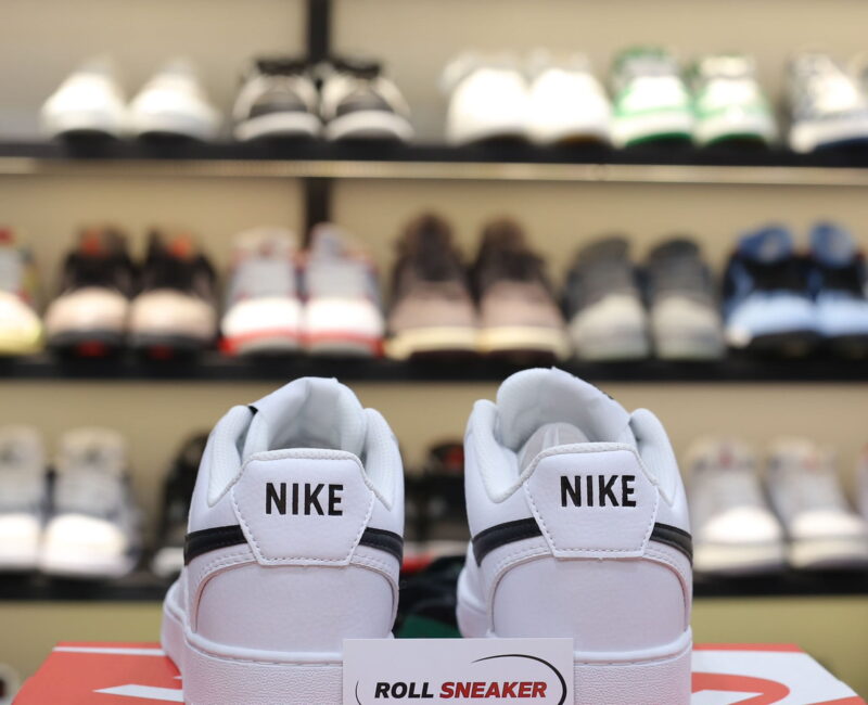 Giày Nike Court Vision Low Next Nature ‘White Black’