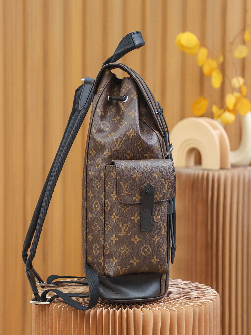 BaLo LV Christopher MM Monogram Eclipse Canvas Nâu