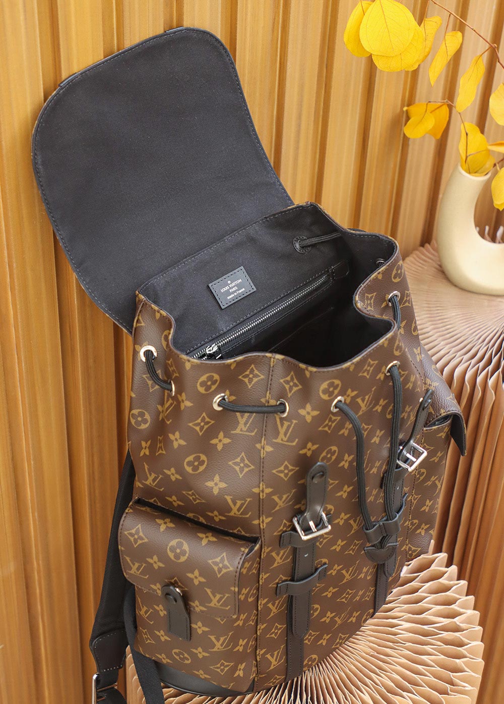 BaLo LV Christopher MM Monogram Eclipse Canvas Nâu
