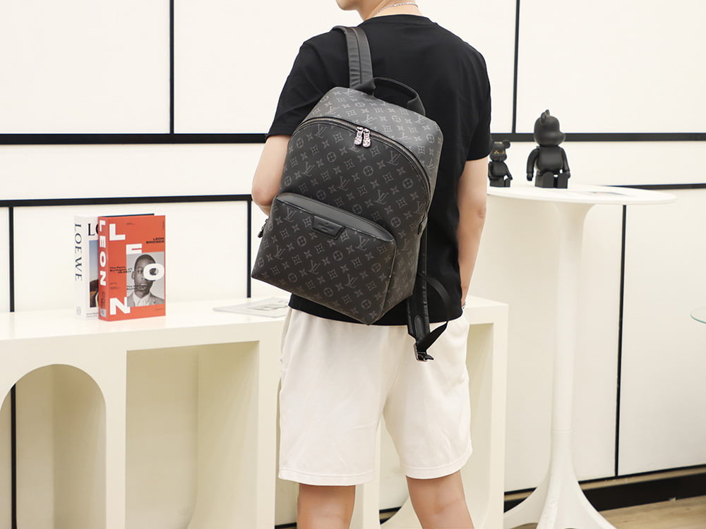 BaLo LV Discovery Backpack PM Monogram Eclipse Canvas Đen