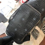 Balo MCM Brandenburg Backpack Visetos Black