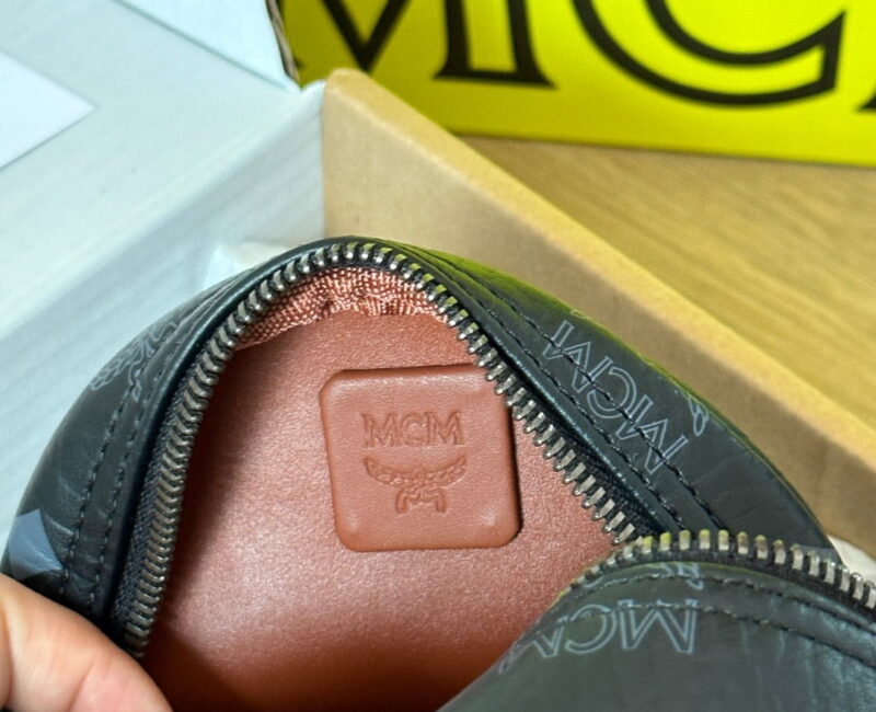 Balo MCM Stark Side Studs in Visetos Black Mini