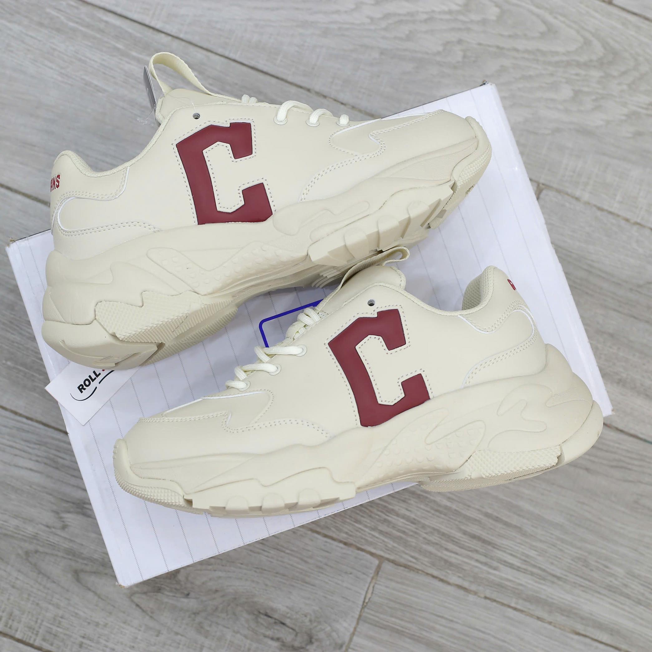 Giày MLB Big Ball Chunky Beige Red ‘C’ Like Auth