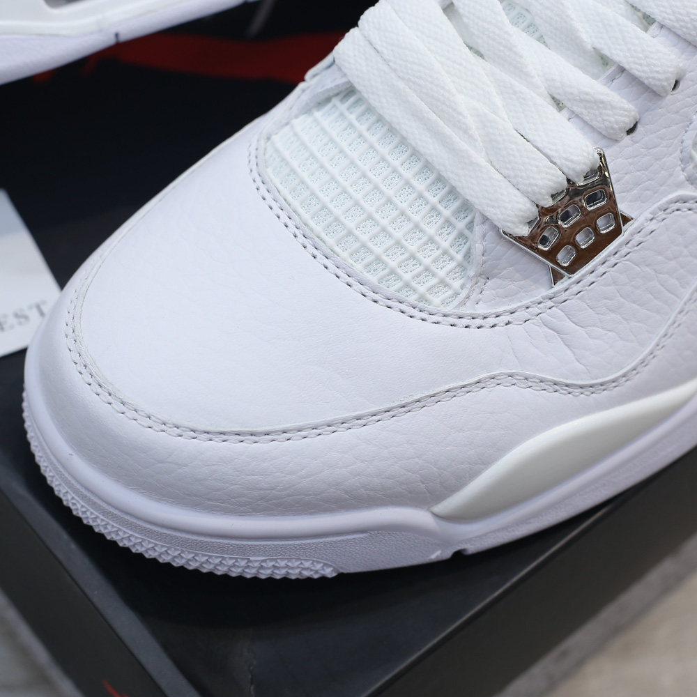 Giày Nike Air Jordan 4 Retro Pure Money (full trắng) Best Quality