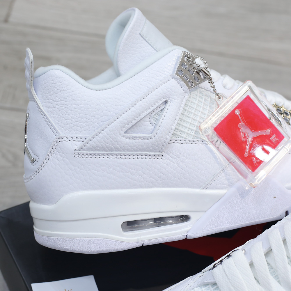 Giày Nike Air Jordan 4 Retro Pure Money (full trắng) Best Quality